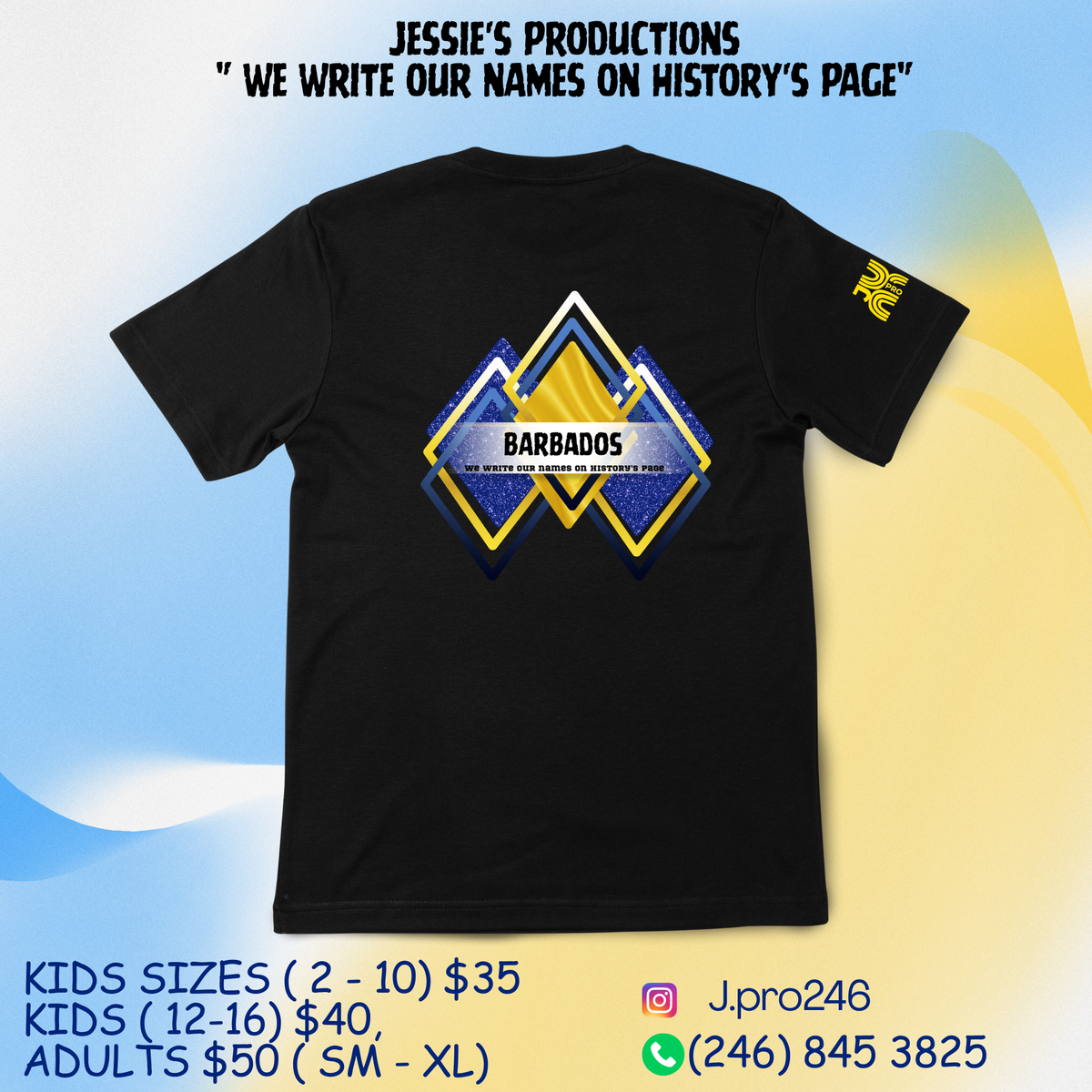 2026 ADULT Diamond Black  - We write our names of History's Page
