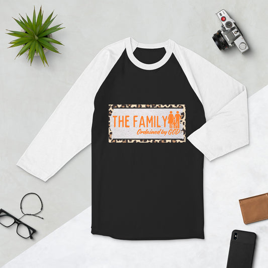 Family 3/4 sleeve raglan shirt